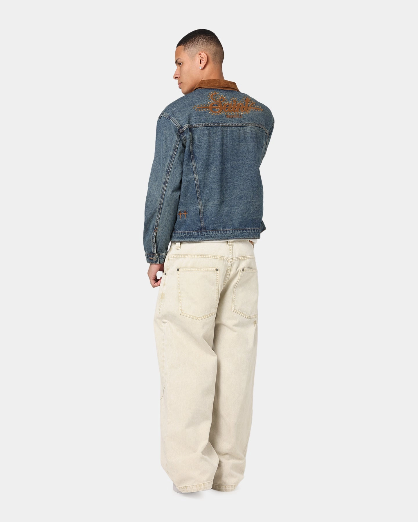 Applaud Saint Morta Rodeo Drive Denim Jacket Dirty Blue