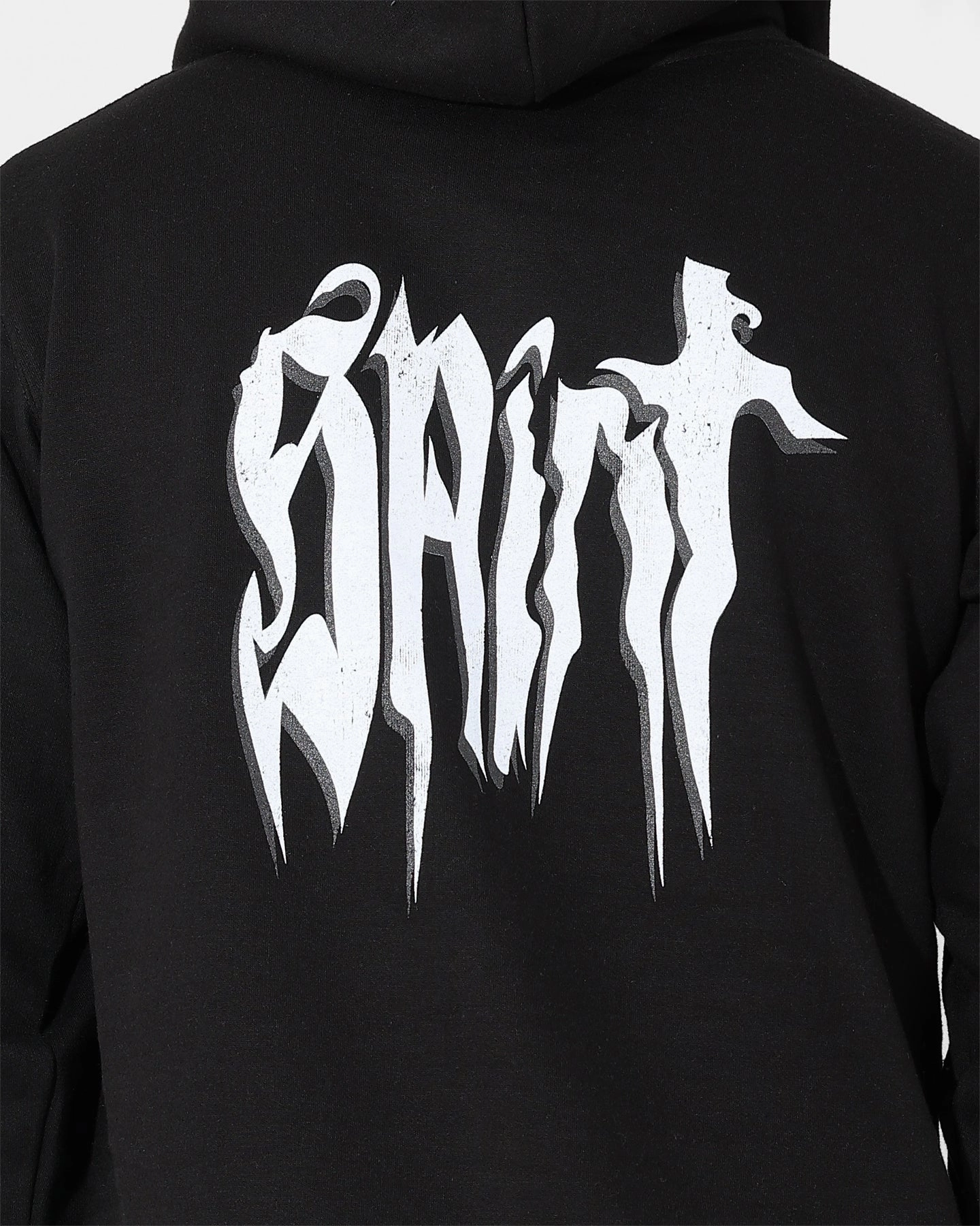 Condition Mesh Backed Hood Saint Morta Ruin Hoodie Black