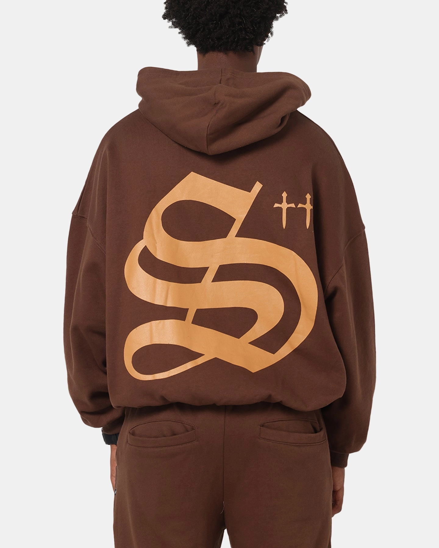 Collectible Saint Morta Sacred Script Hoodie Brown
