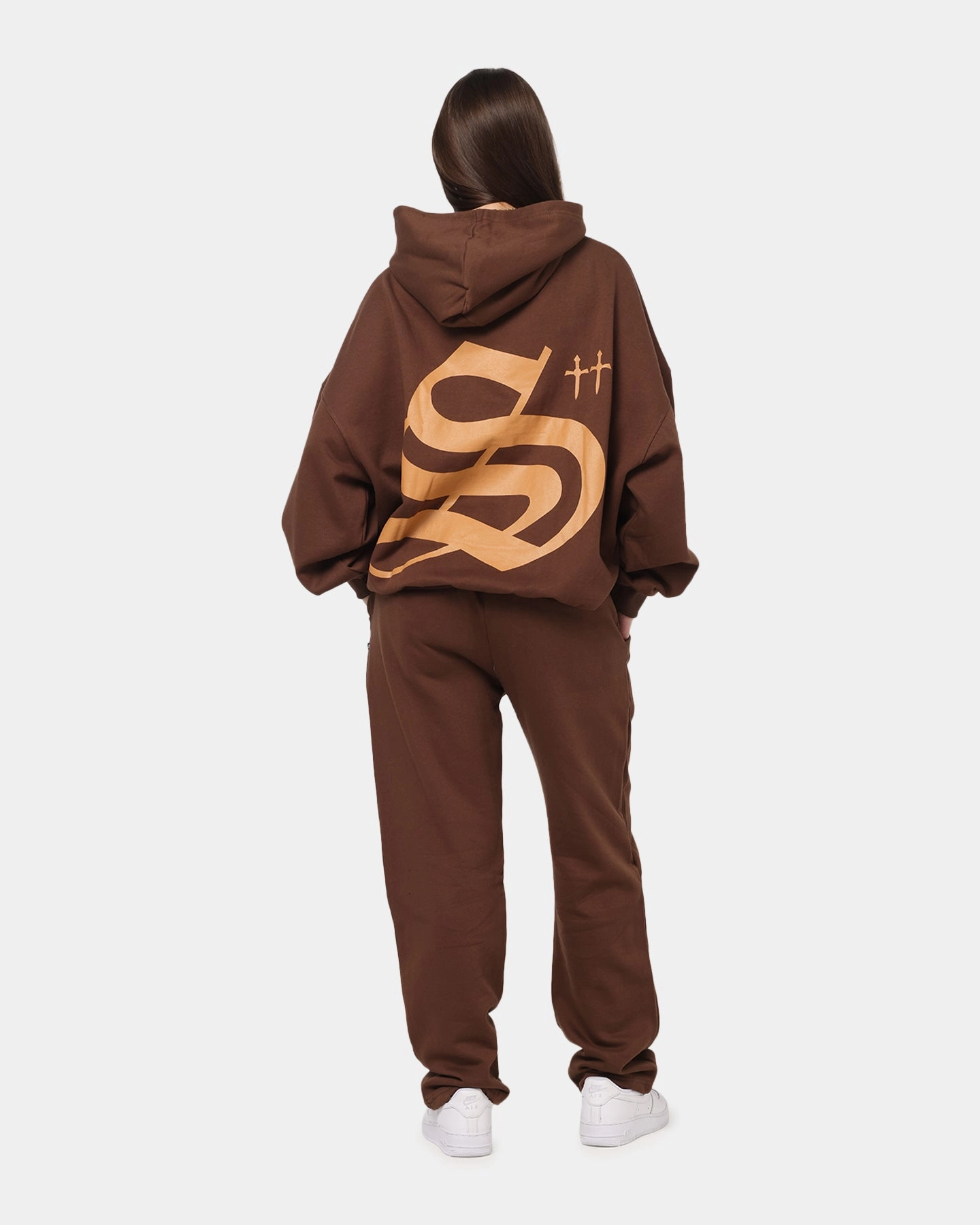 comfort enhancer Saint Morta Sacred Script Hoodie Brown