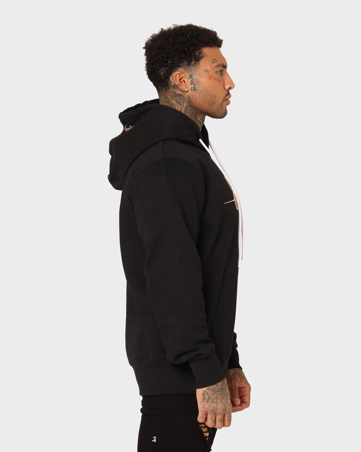 heirloom StretchMaterial Saint Morta Saviour Hoodie Black/Gold