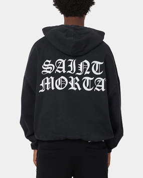 Saint Morta Shadow Mark Hoodie Black anti infantry