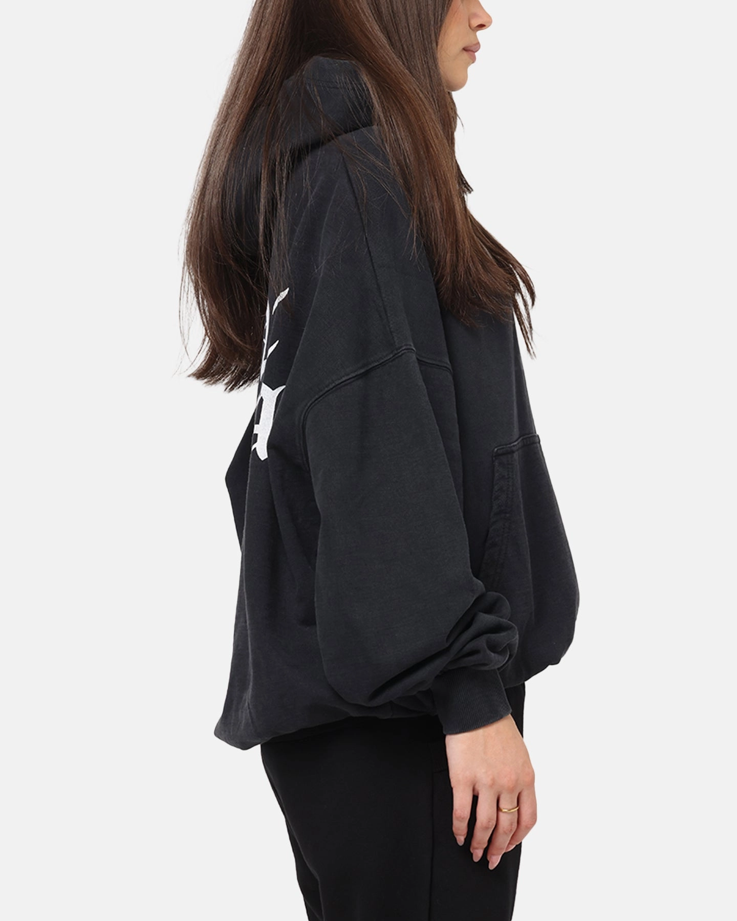 Saint Morta Shadow Mark Hoodie Black Minimize birthday