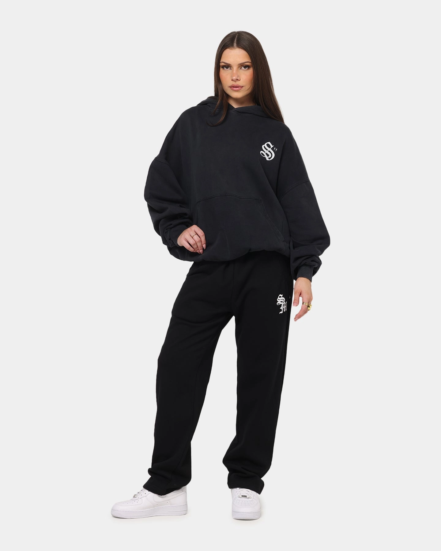 Saint Morta Shadow Mark Hoodie Black Halloween costume Team-sports
