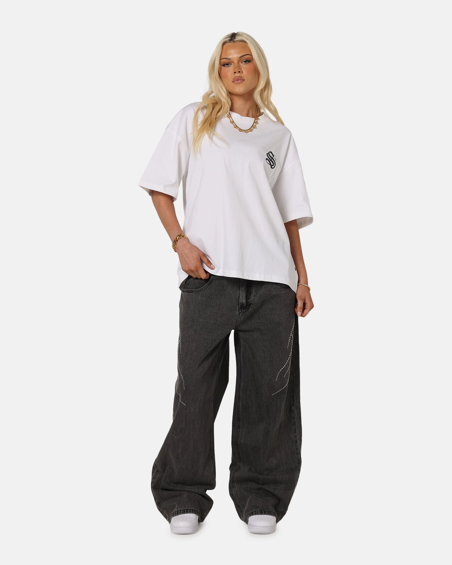 Saint Morta Shadow Mark T-Shirt White Award-winning Classic Layer