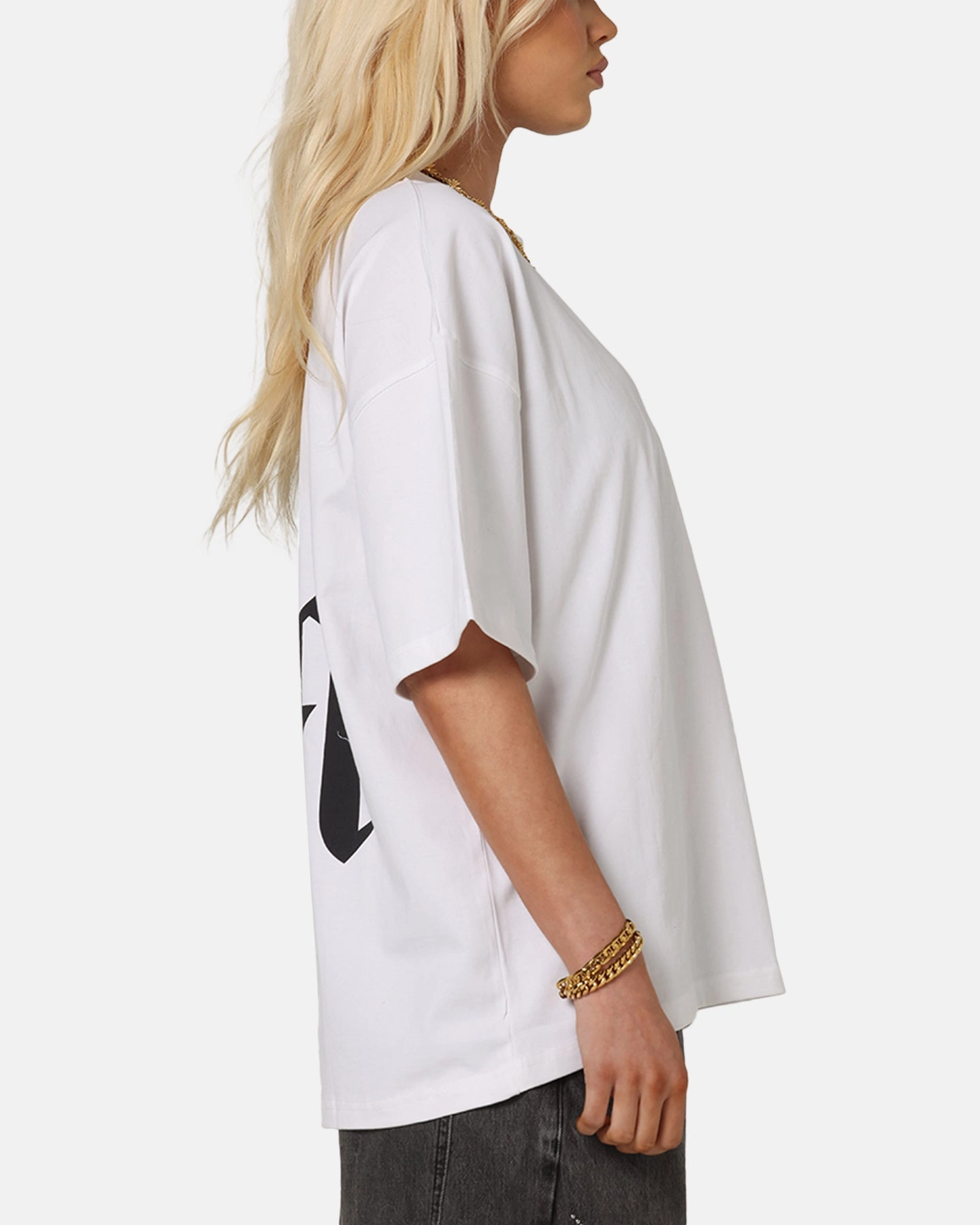 Active Wear Saint Morta Shadow Mark T-Shirt White