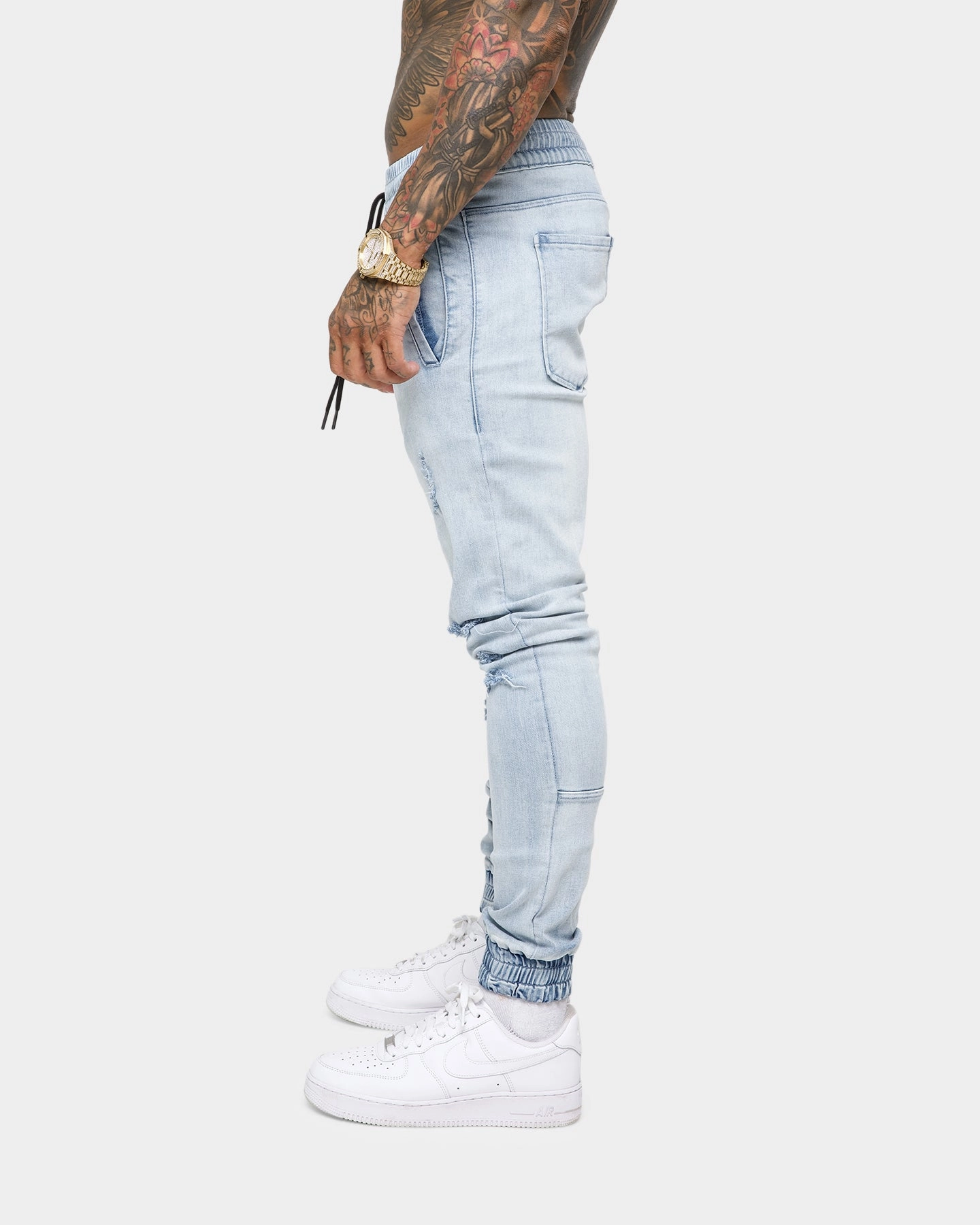 Saint Morta Slasher Jogger Light Blue Low Profile Fasteners