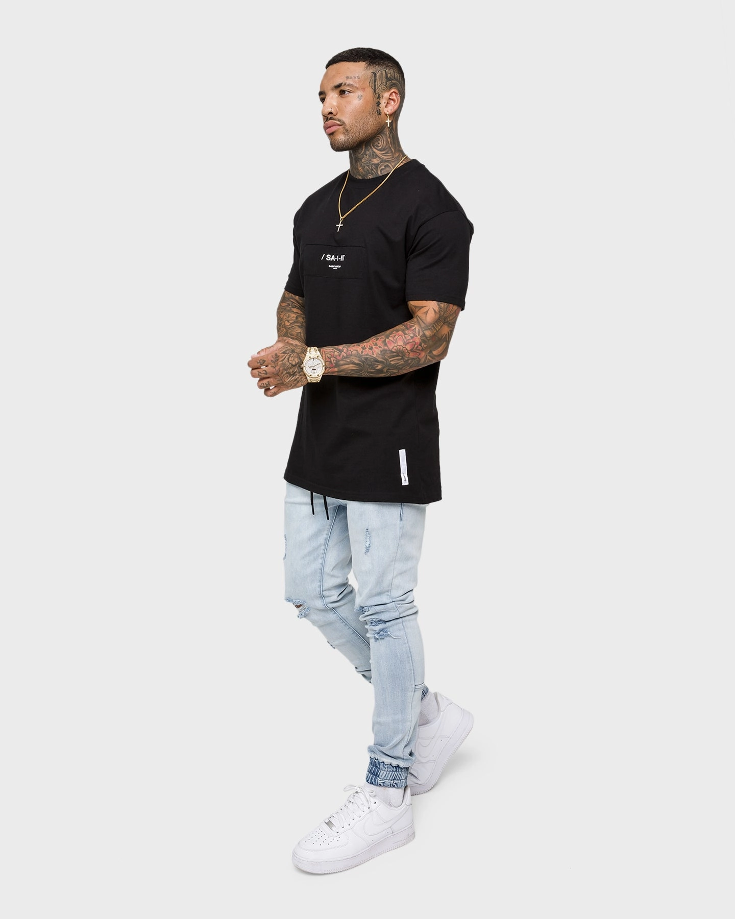Saint Morta Slasher Jogger Light Blue Versatile Design Relaxed Wearable