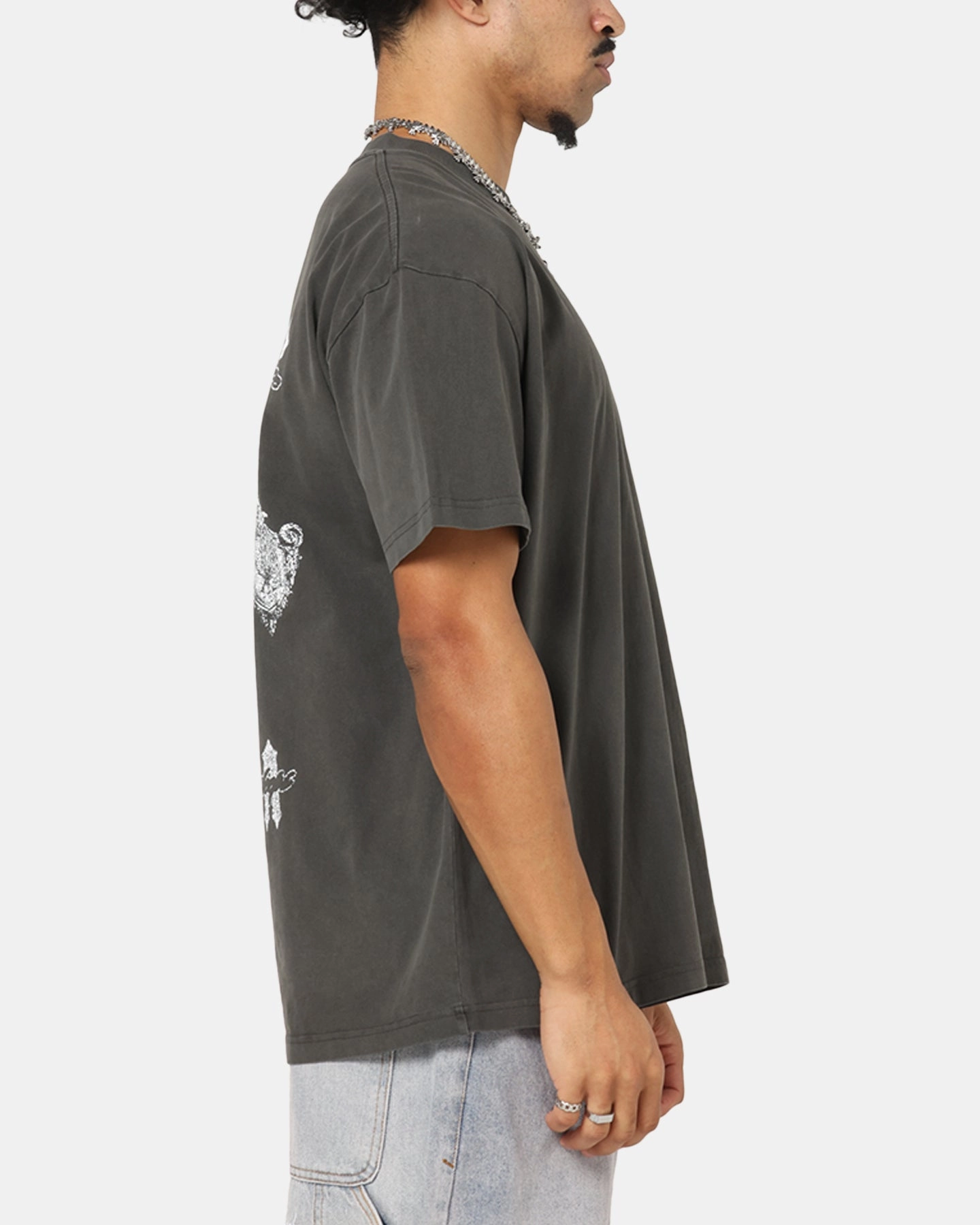 Long Sleeve Saint Morta Sleepless Boxy T-Shirt Black Wash