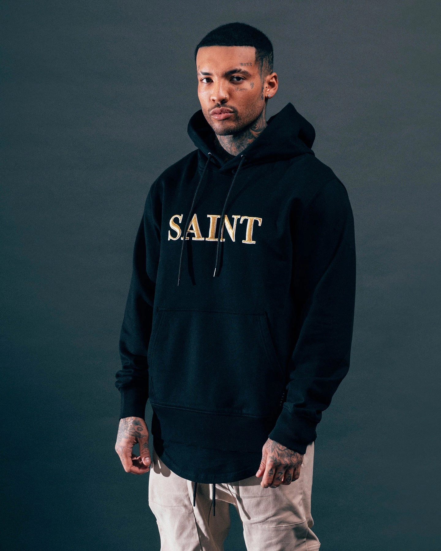Propagate Insulated Comfort Saint Morta Society Hoodie Black/Gold