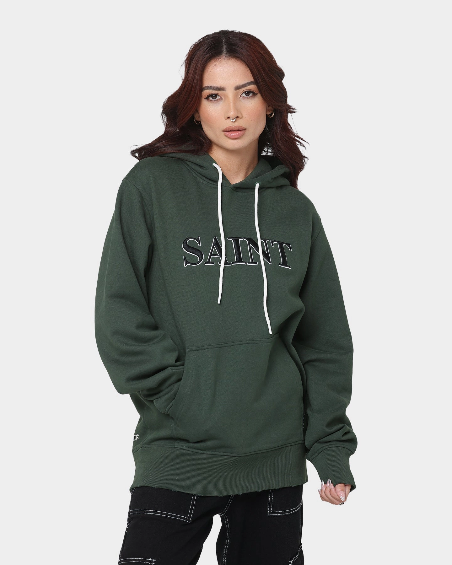 Project Saint Morta Society Hoodie Dark Green