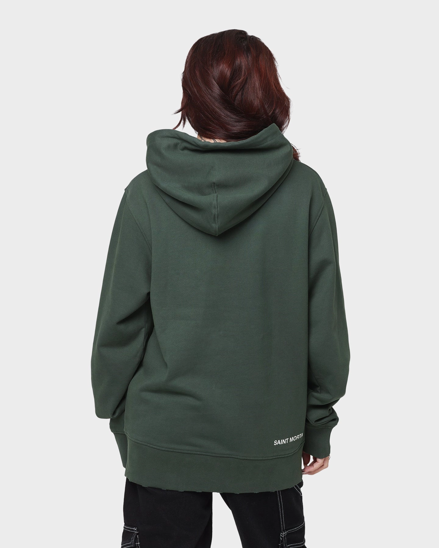 Saint Morta Society Hoodie Dark Green Snag Free Zippers Software