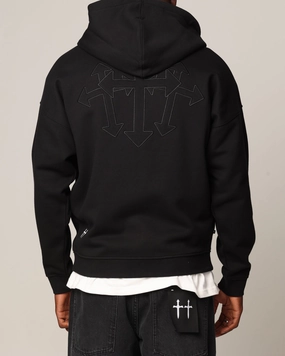 Saint Morta Sorrows Zip Hoodie Black snowy Weatherproof Shell