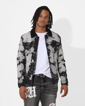 Party use Saint Morta Splat Sherpa Jacket Black/Grey