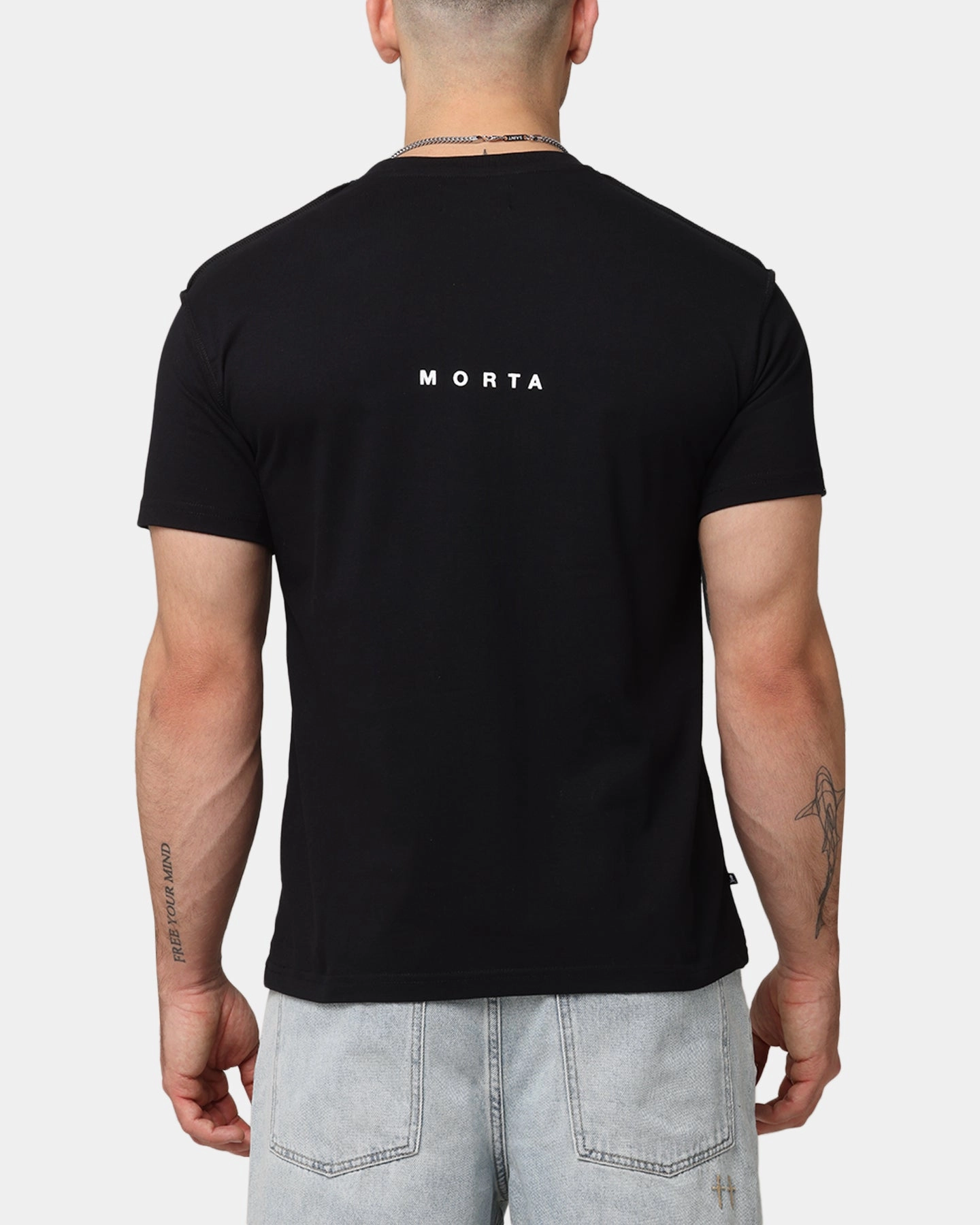 Saint Morta Spray Lafayette T-Shirt Black BreathableMaterial Comfortable and stylish