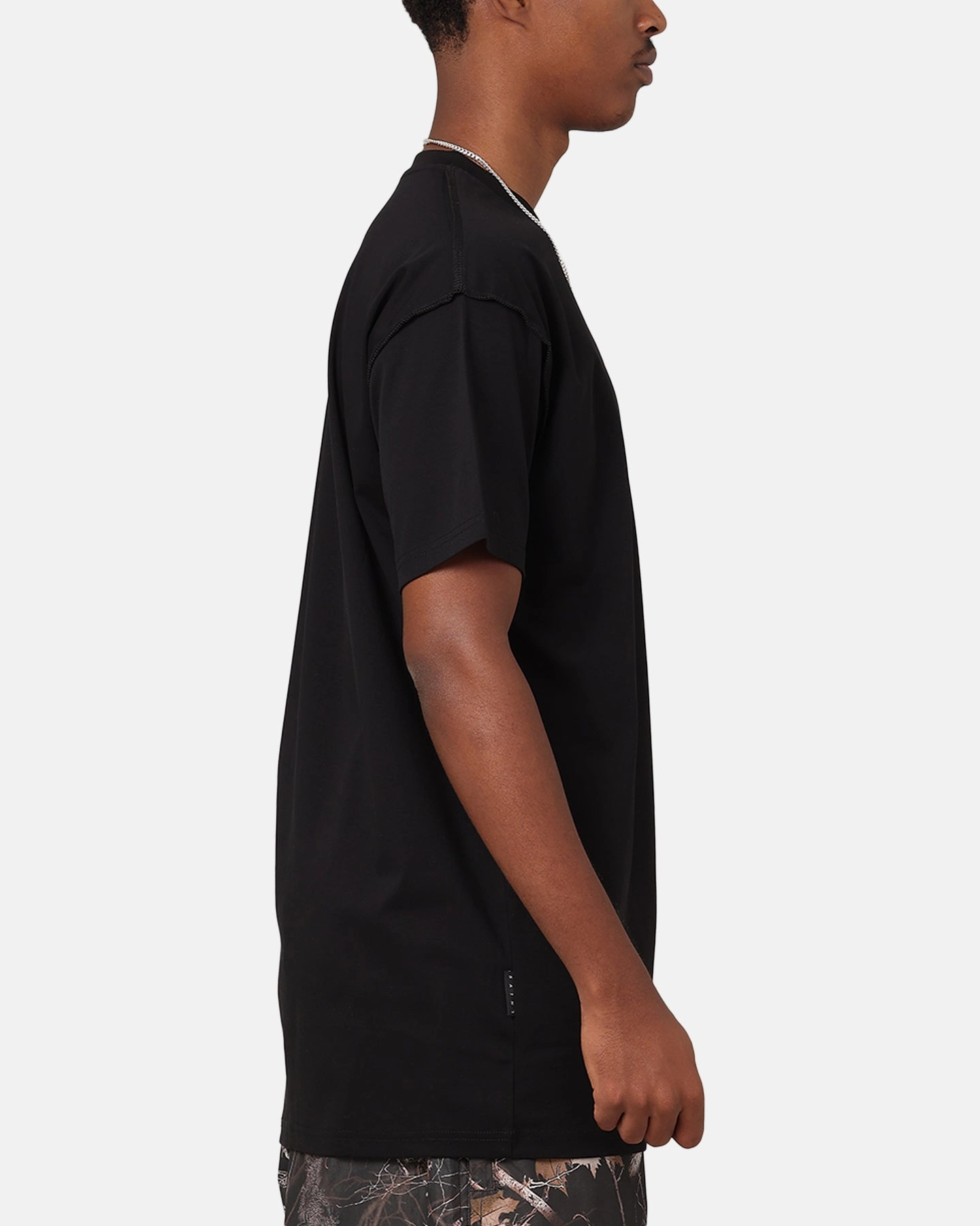 Saint Morta Stain Resistant Lafayette T-Shirt Black Comfort First Tagless Design