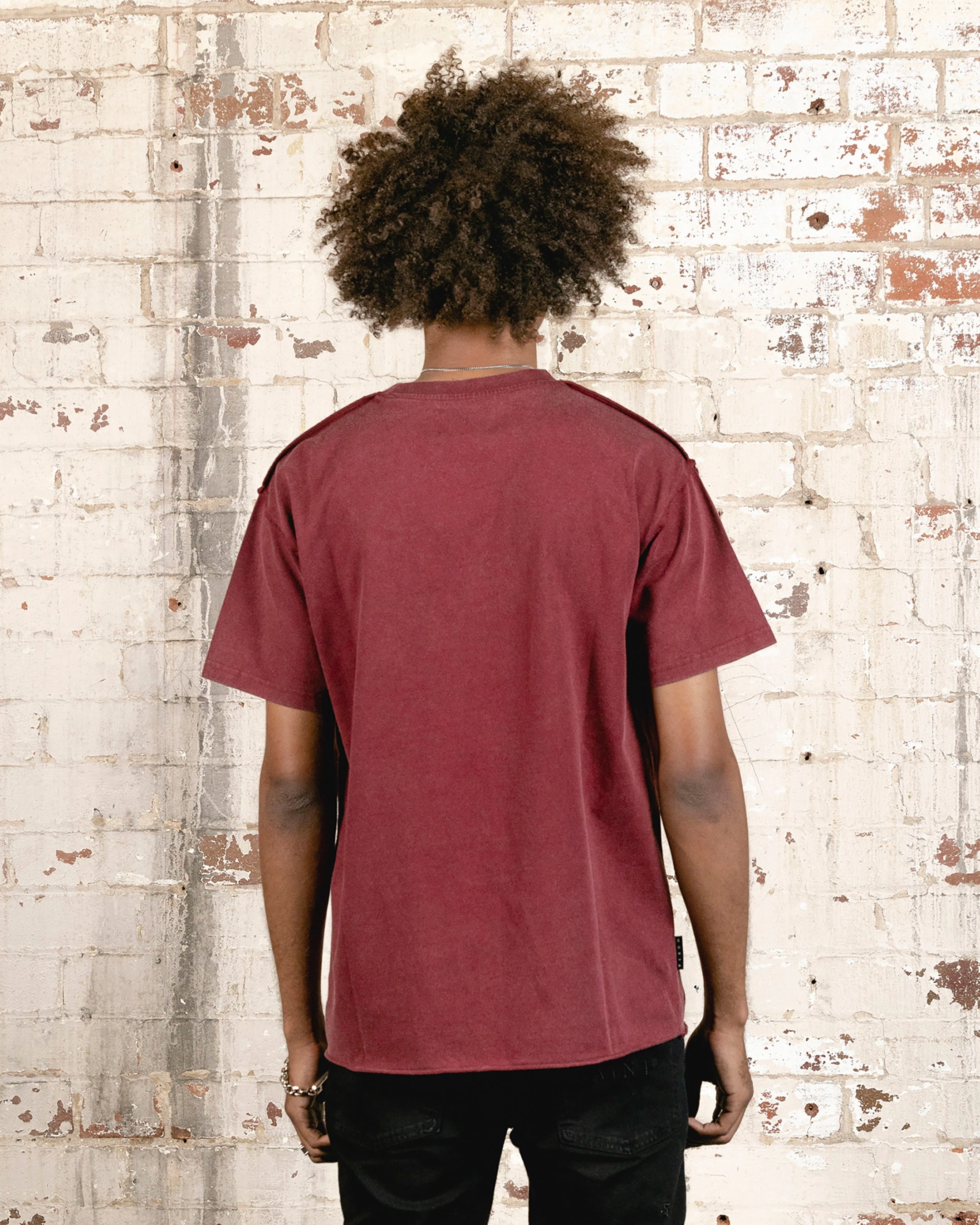 Saint Morta State Of Morta Appliqu?? T-Shirt Vintage Lava Playful Vibes