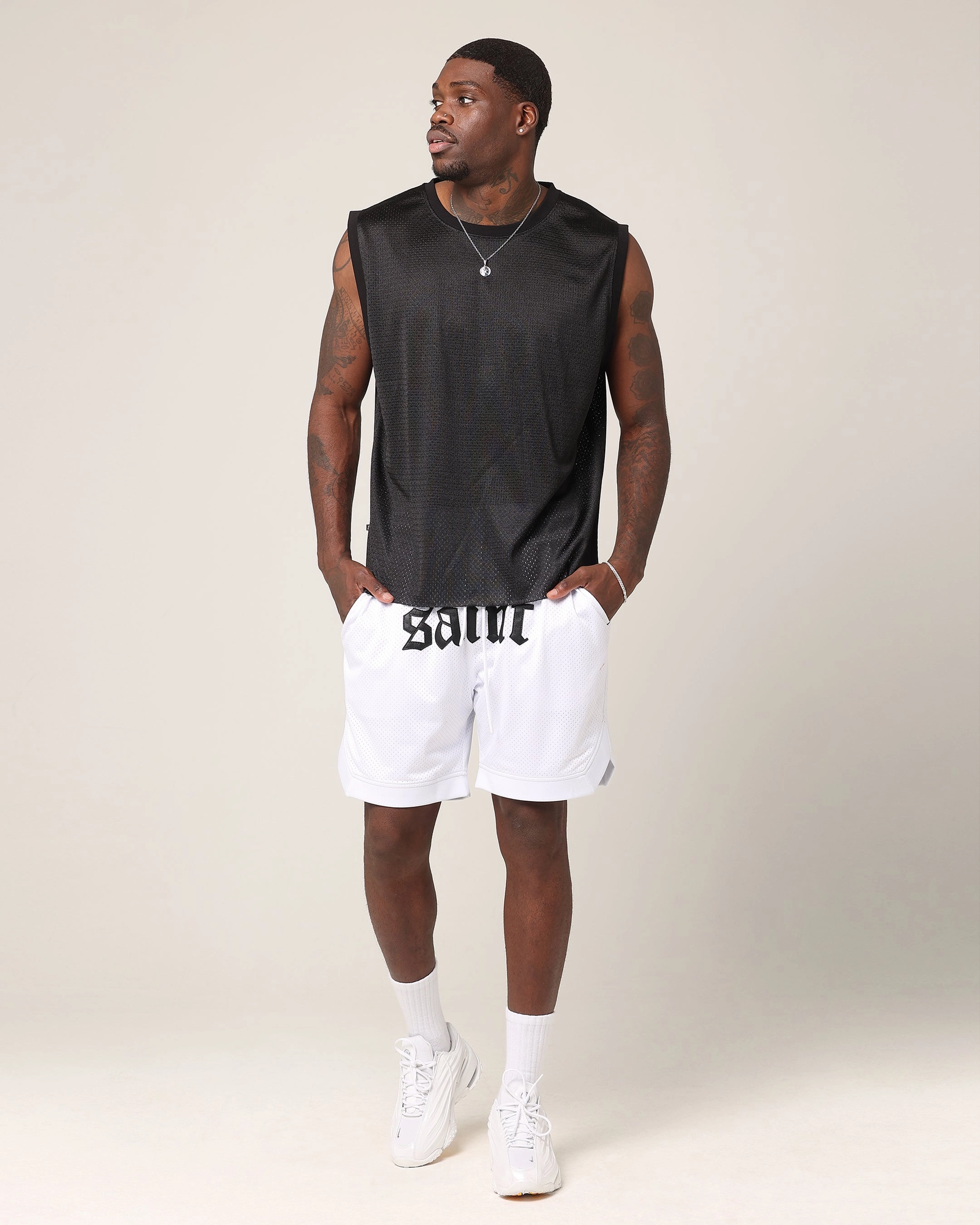 Good stretch Saint Morta State Of Morta Mesh Singlet Black