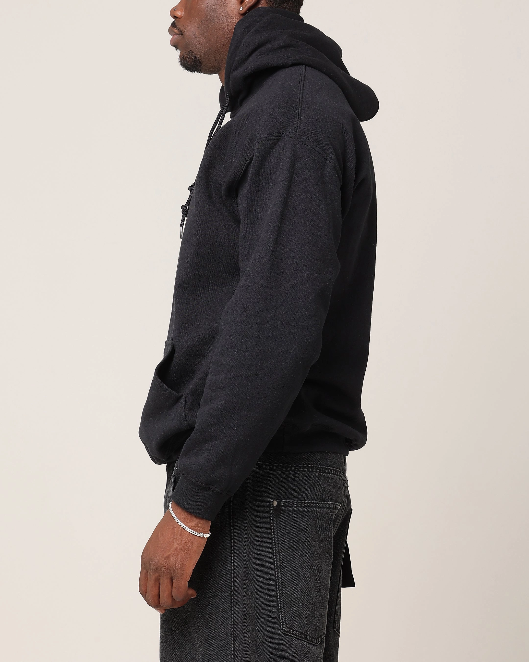 Saint Morta Strikeout Hoodie Black Rugged Comfort