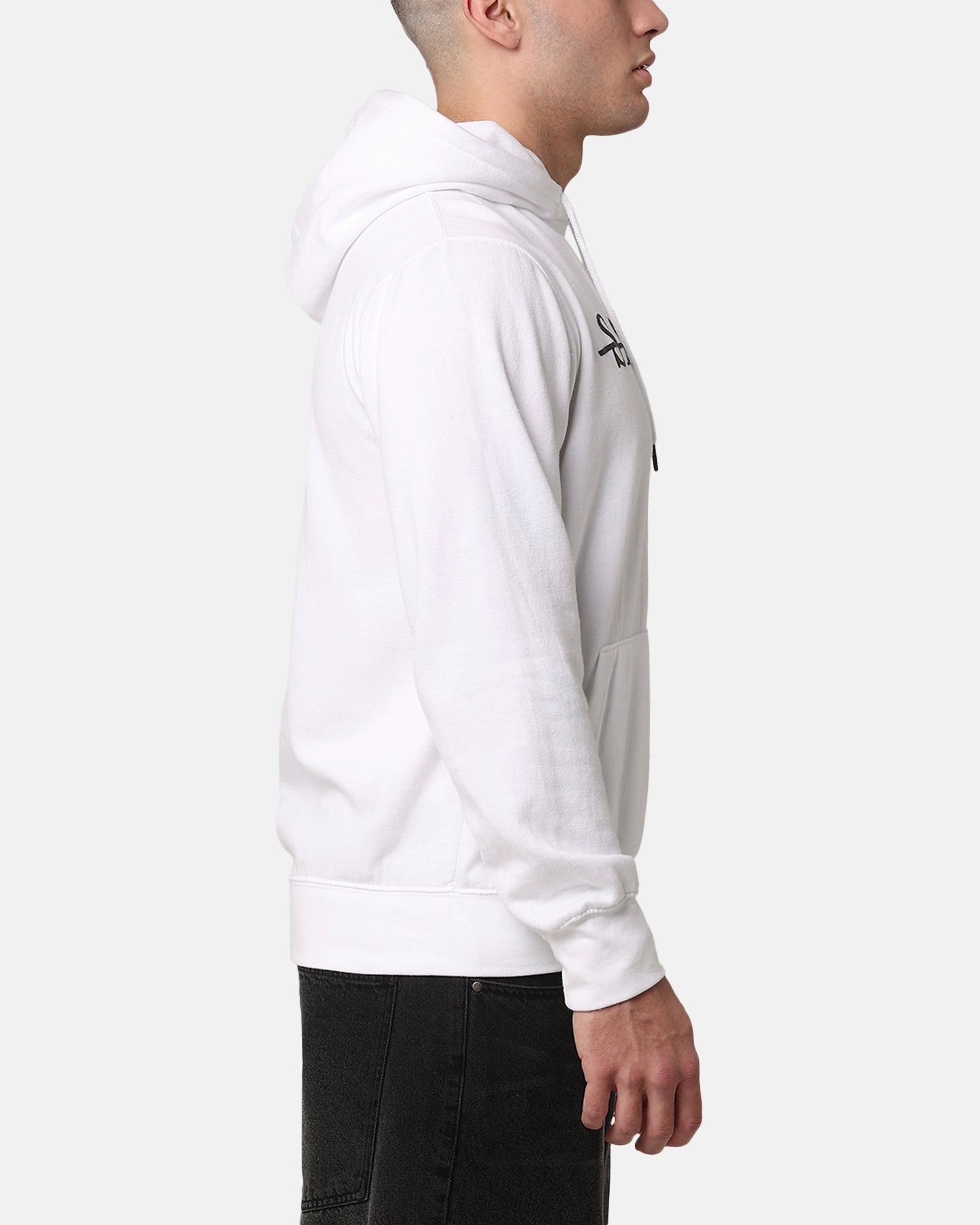 low intensity conflict High Quality Saint Morta Strikeout Hoodie White