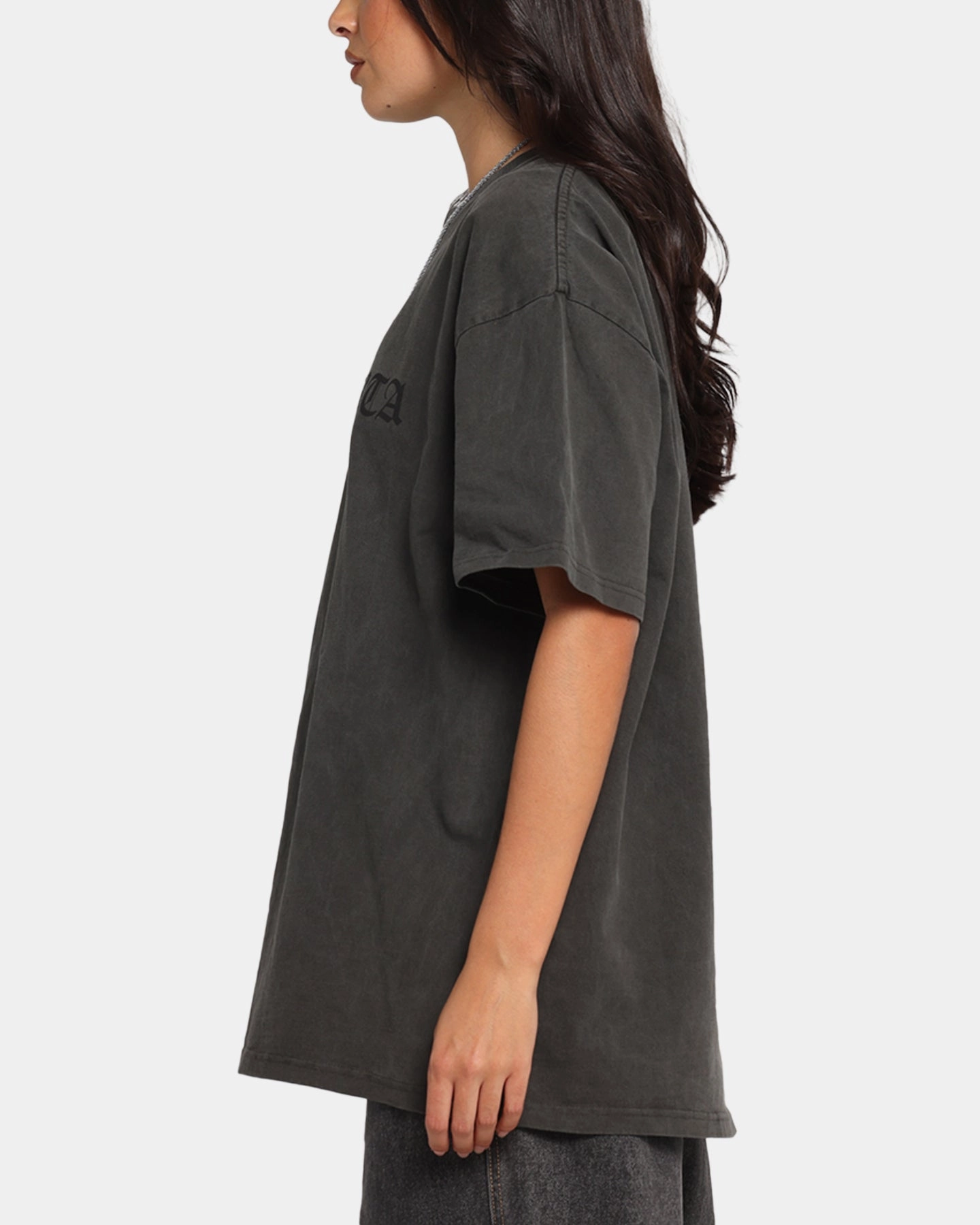 Stylish Wearable Sleeveless Saint Morta Studios Boxy T-Shirt Black Wash