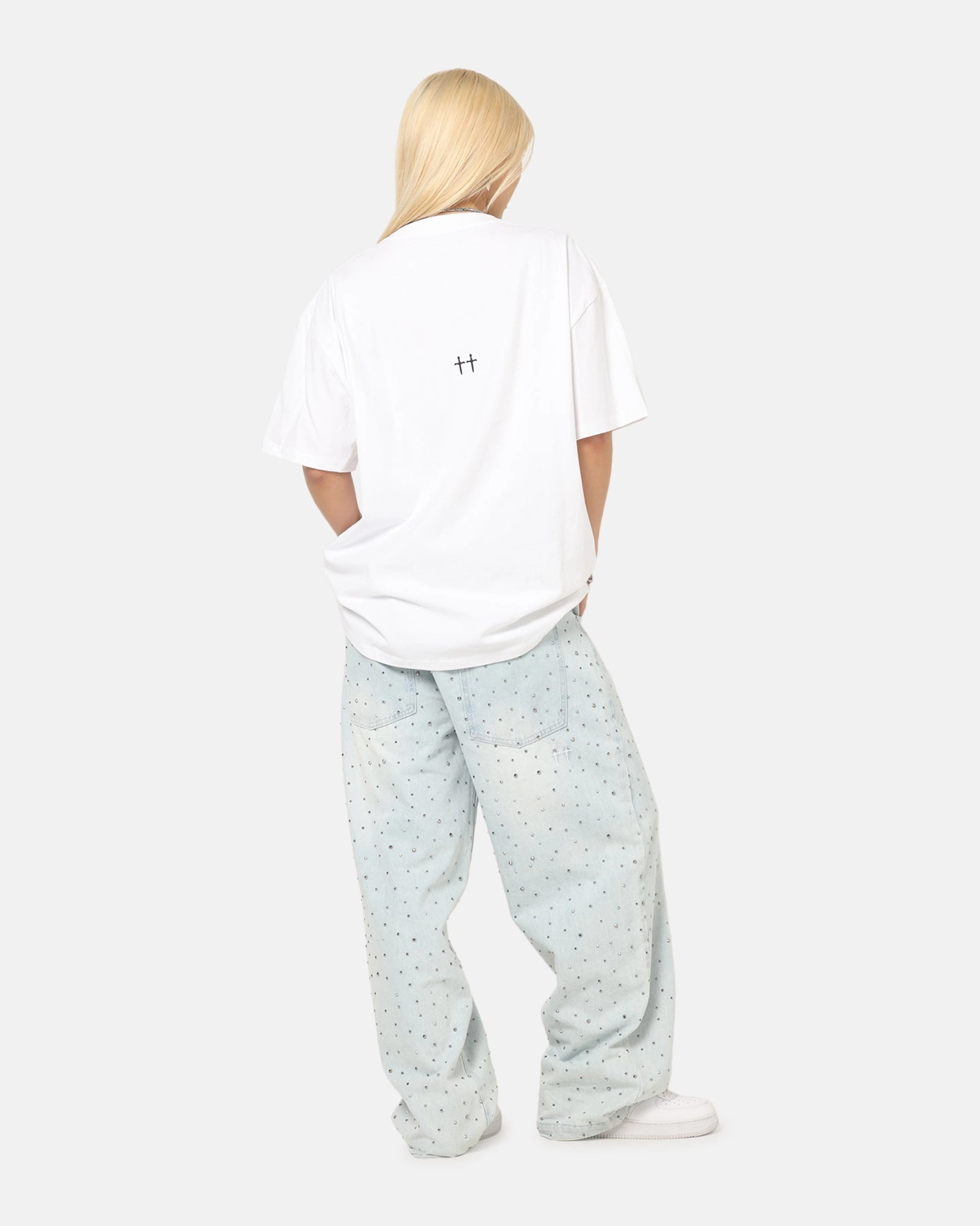 Chic Style Trend Modern Smart Saint Morta Studios Boxy T-Shirt White