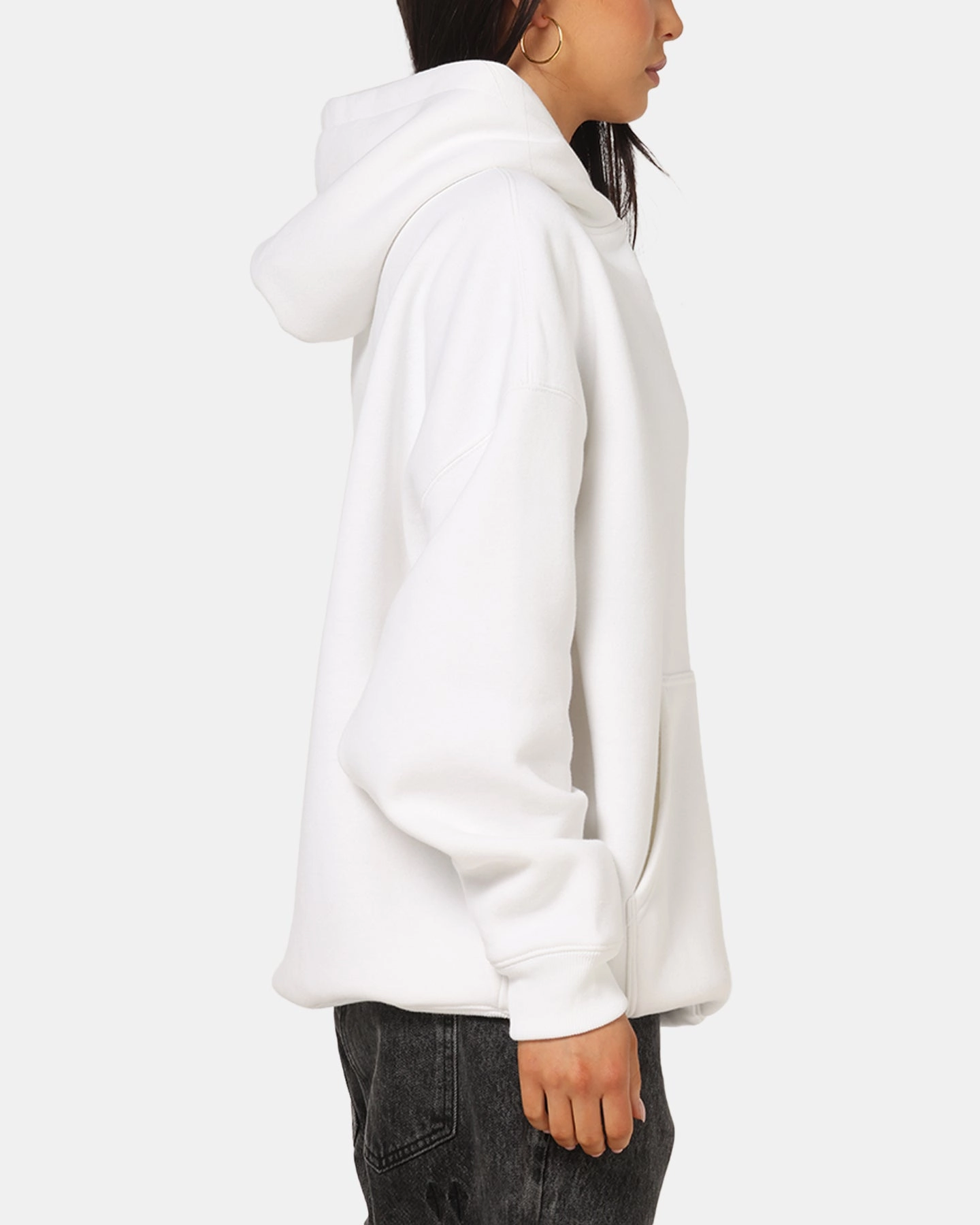 Custom chefs Saint Morta Studios Logo Boxy Hoodie White