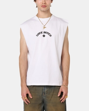 Saint Morta The Return Oversized Muscle T-Shirt White Quick Drying