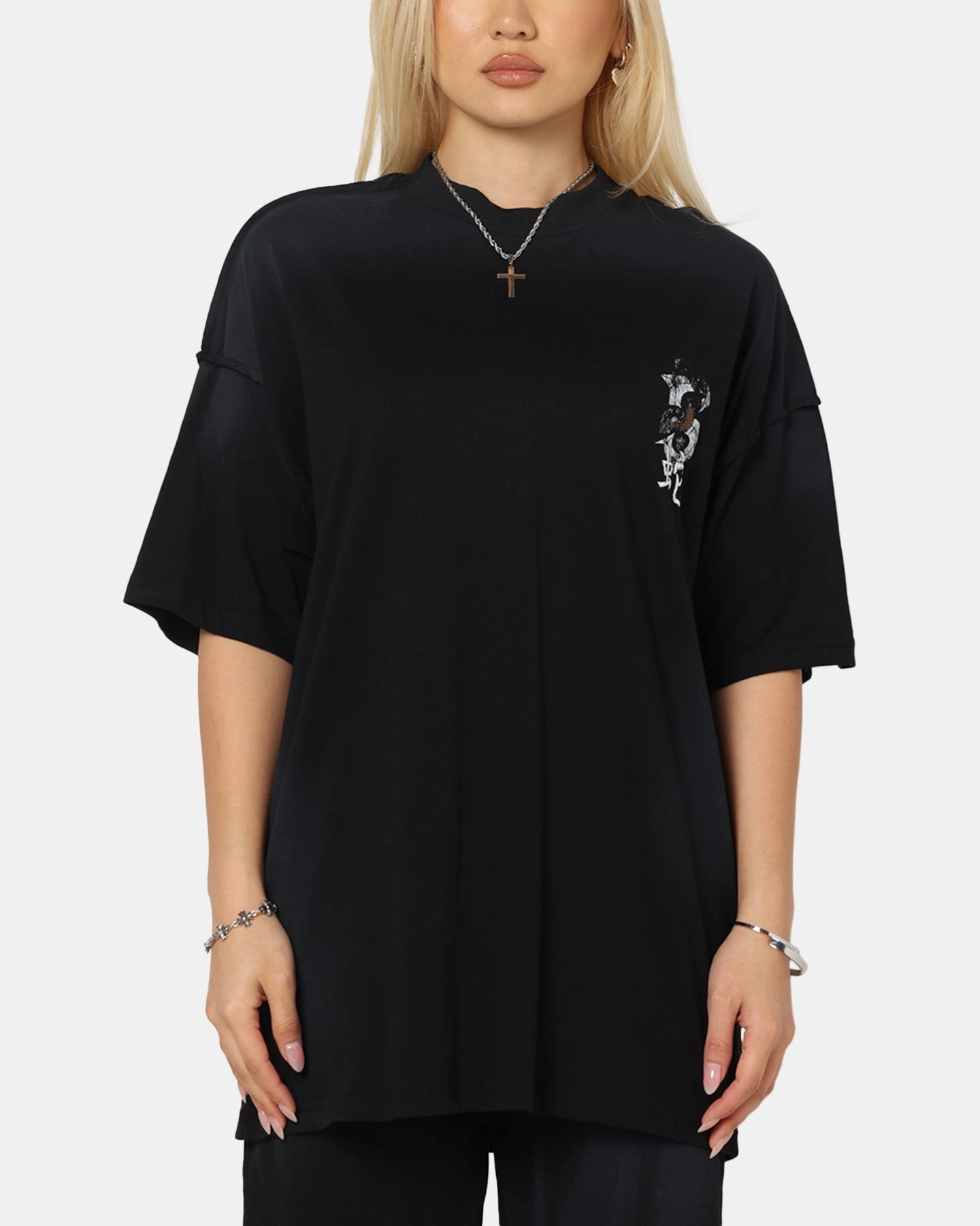 hiking clothes Saint Morta Venom Boxy T-Shirt Sunfade Black