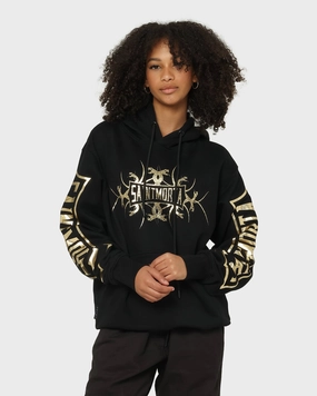 Saint Morta Venom Hoodie Black/Gold Ergonomic Design Custom - made