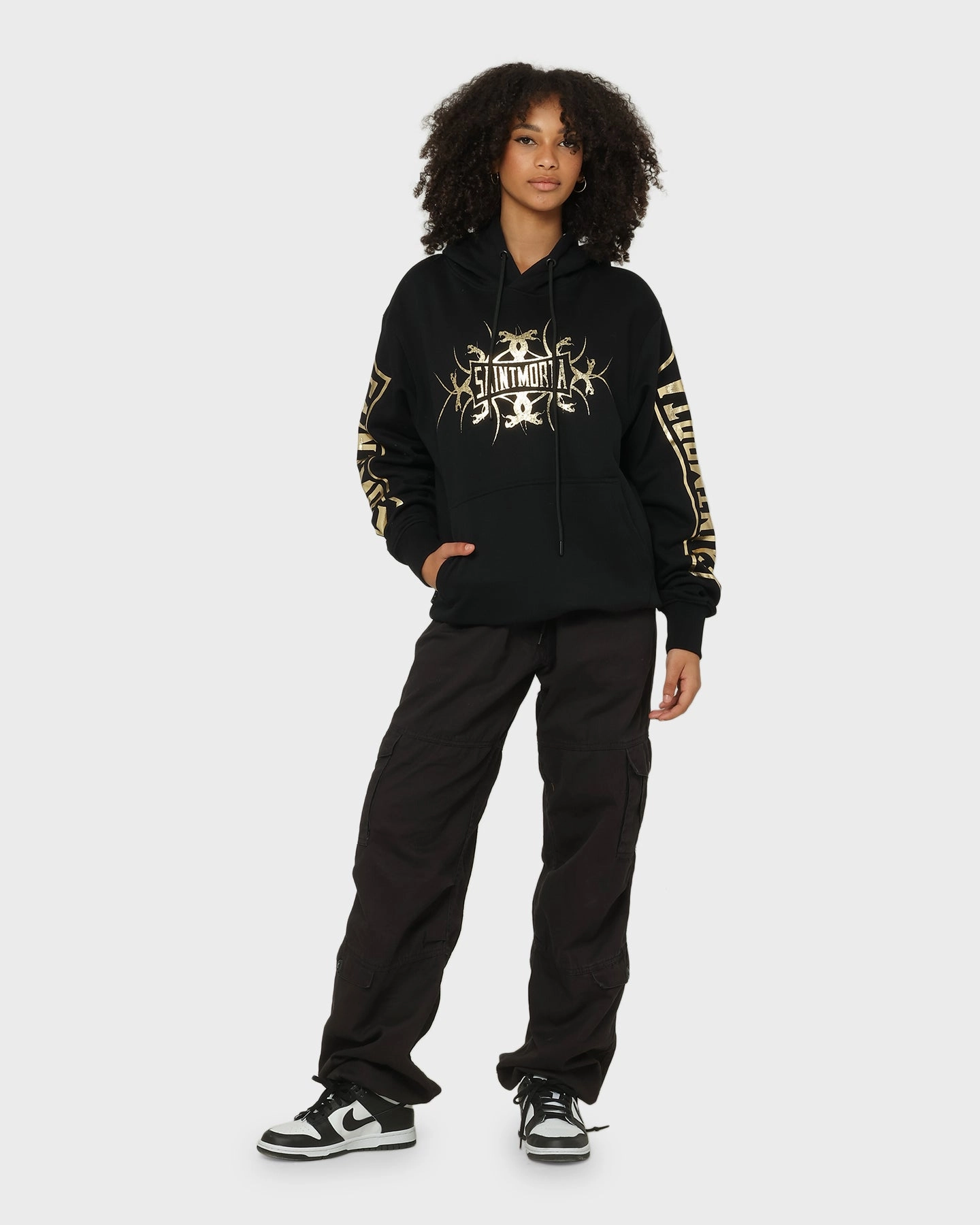 Saint Morta Venom Hoodie Black/Gold Climb