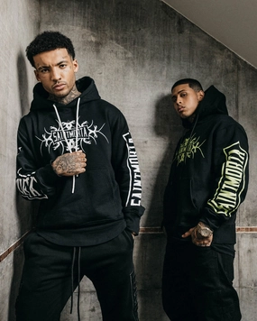 Merchandise Saint Morta Venom Hoodie Black/White