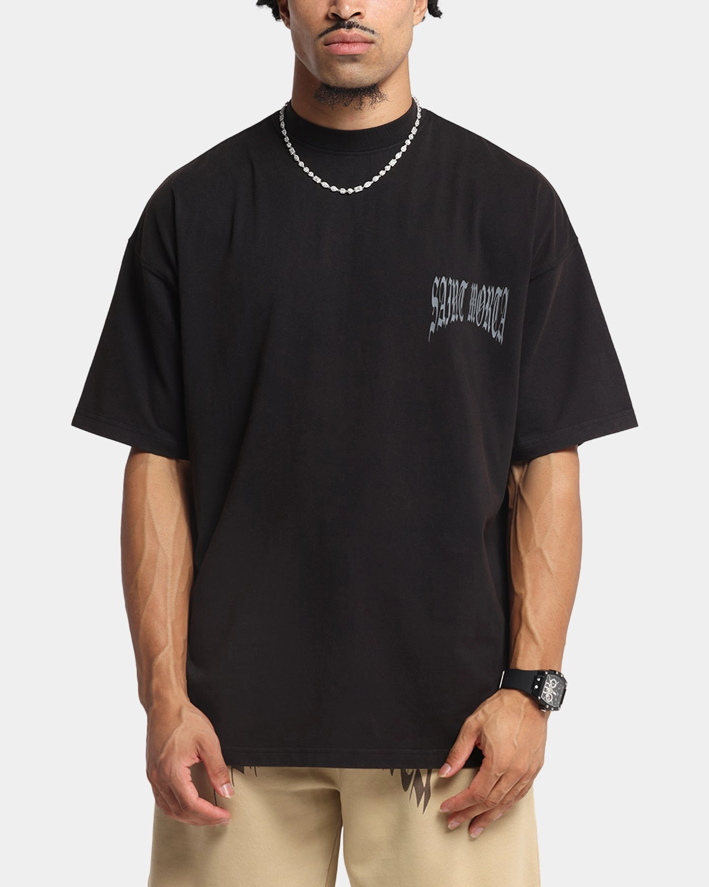 anti static coating Bold Comfort Saint Morta Vill Park Boxy T-Shirt Vintage Black