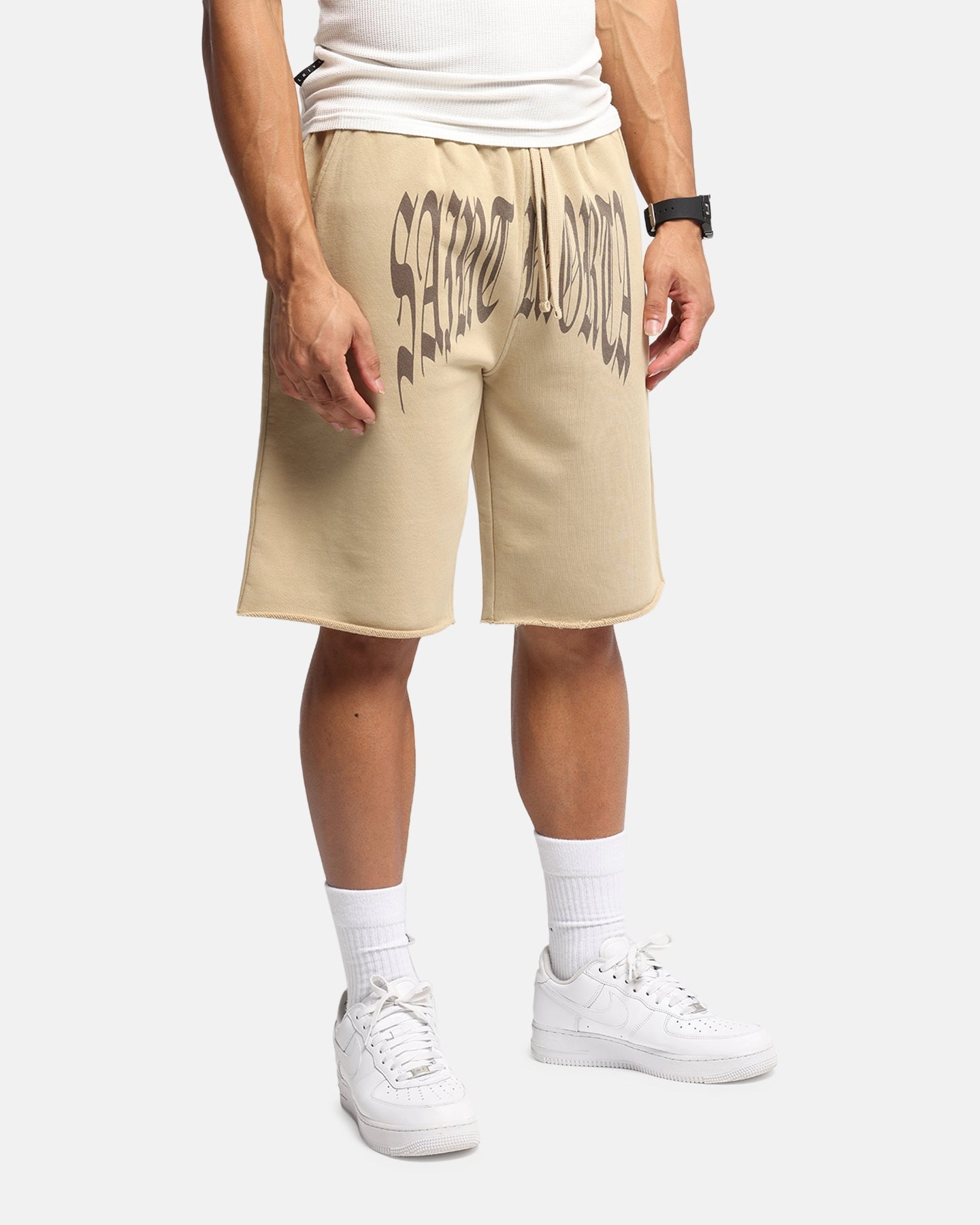 Color Variety Saint Morta Vill Park Sweat Shorts Pigment Stone