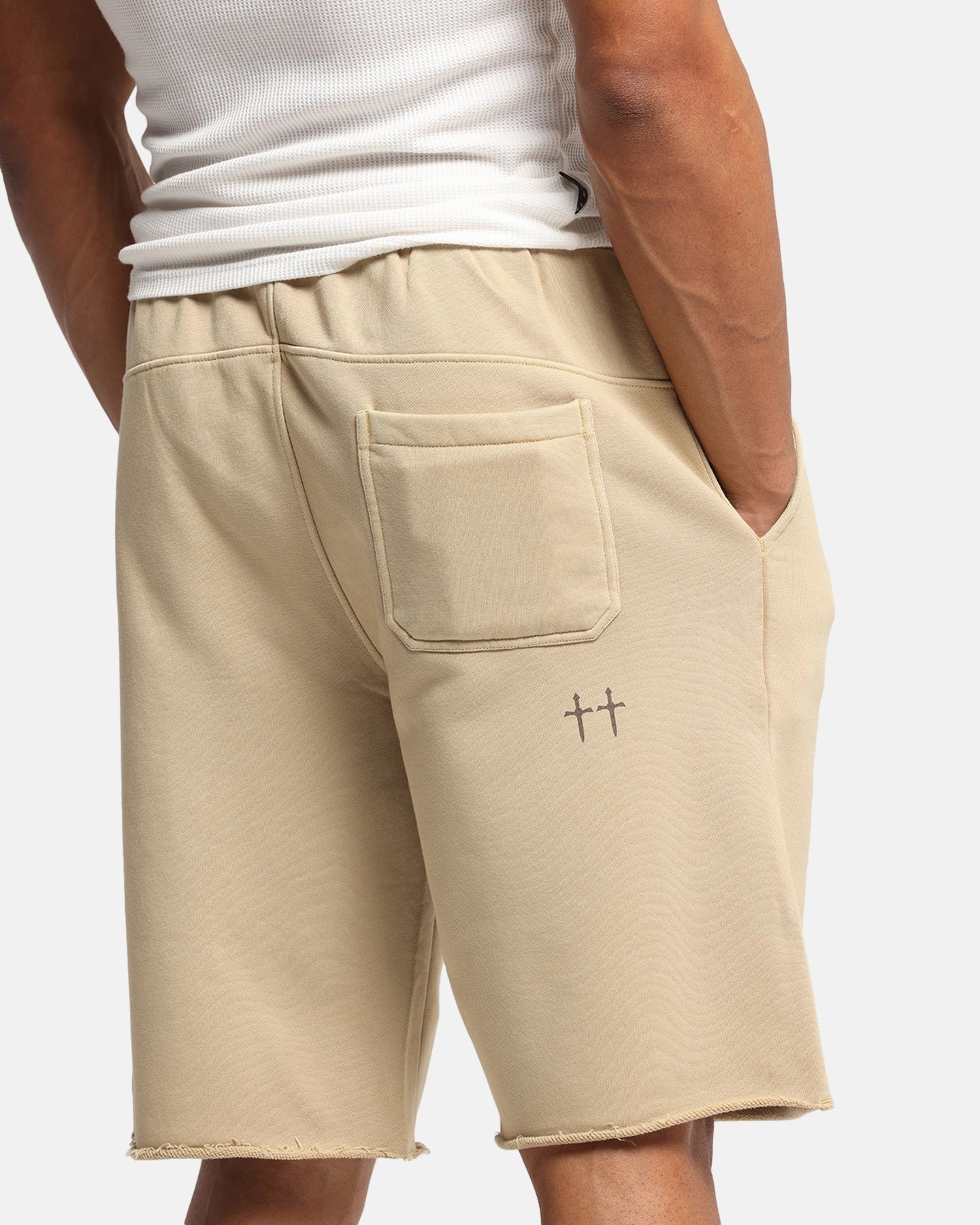 Stretch Comfort Saint Morta Vill Park Sweat Shorts Pigment Stone