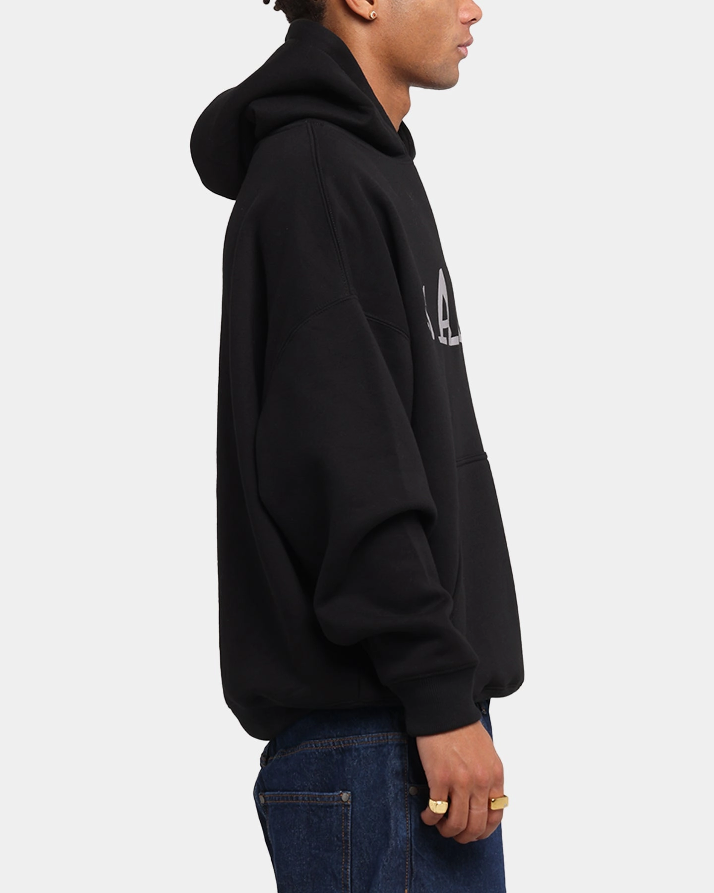Saint Morta Vision Boxy Hoodie Black Reinforced Shoulder Structure Universal Attachment System