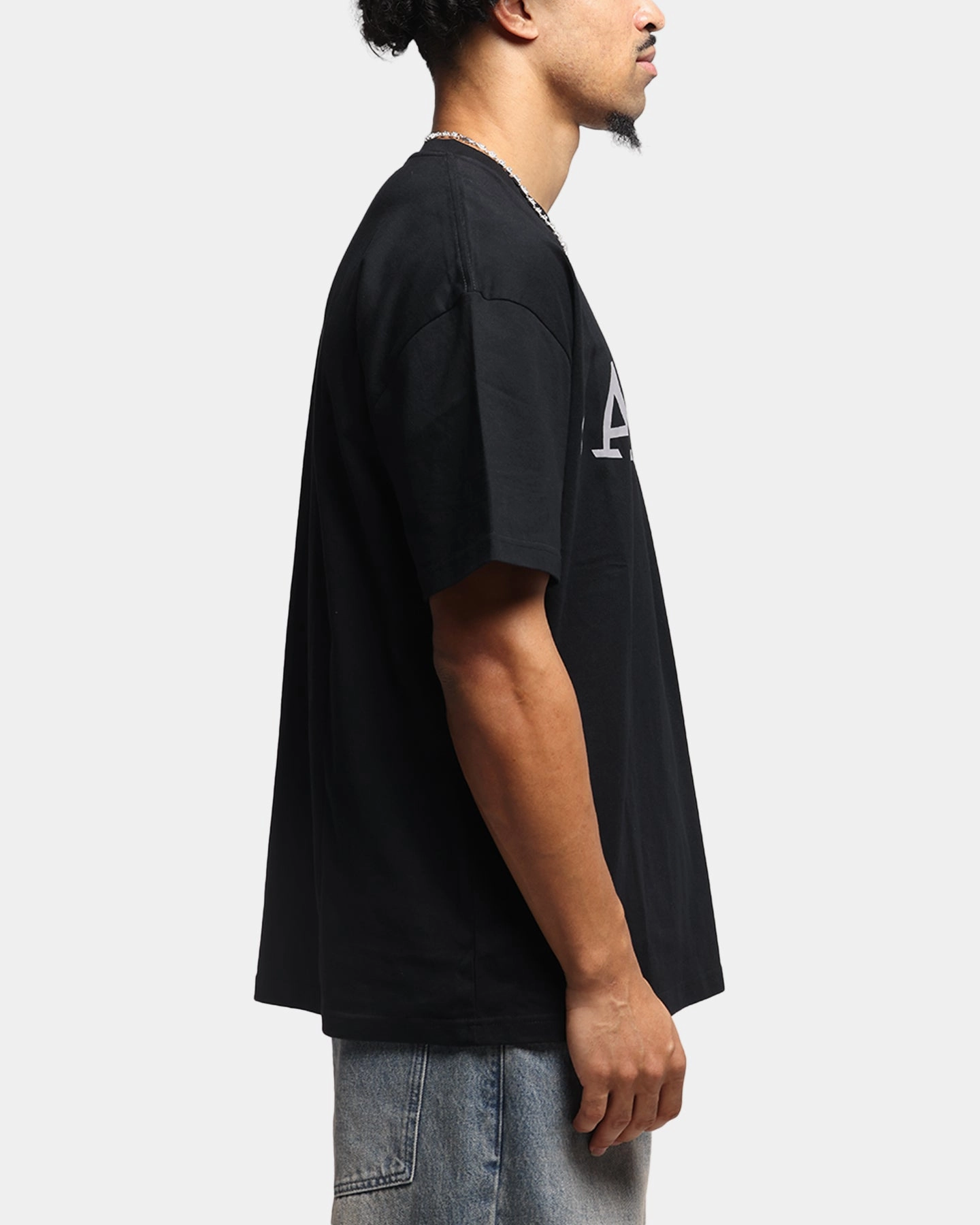 Saint Morta Vision Boxy T-Shirt Black High Density Cotton