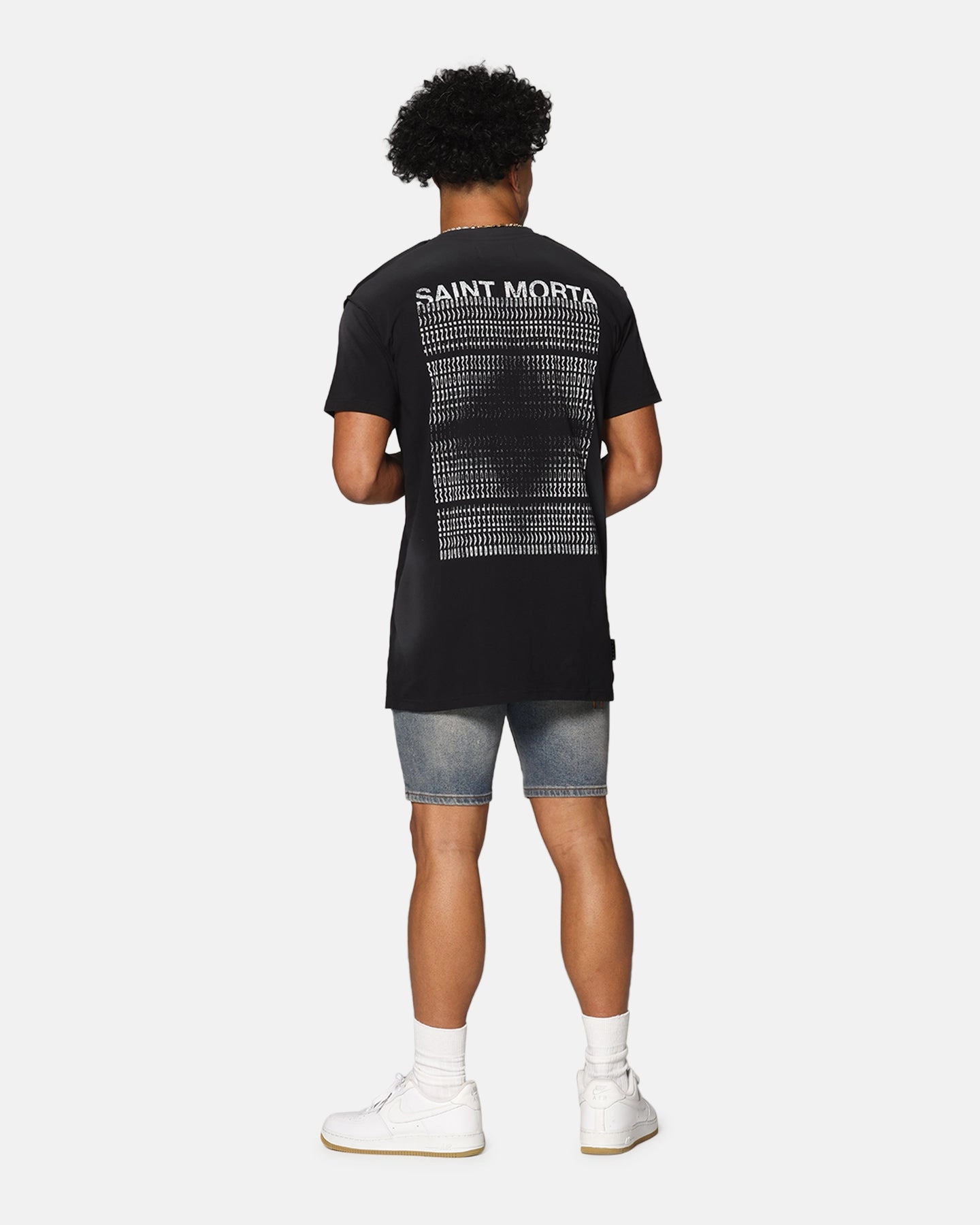Saint Morta Void Lafayette T-Shirt Sunfade Black Basic Layer