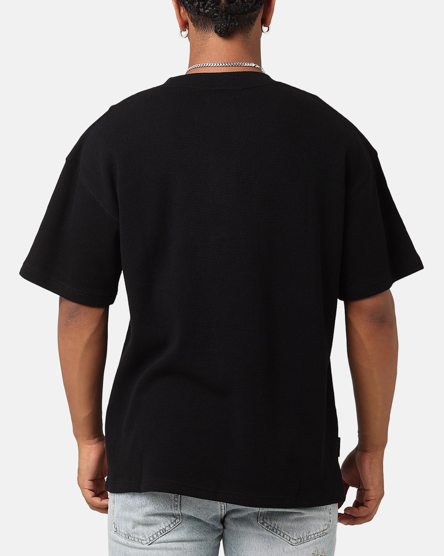 Leisure Casual Saint Morta Waffle T-Shirt Black