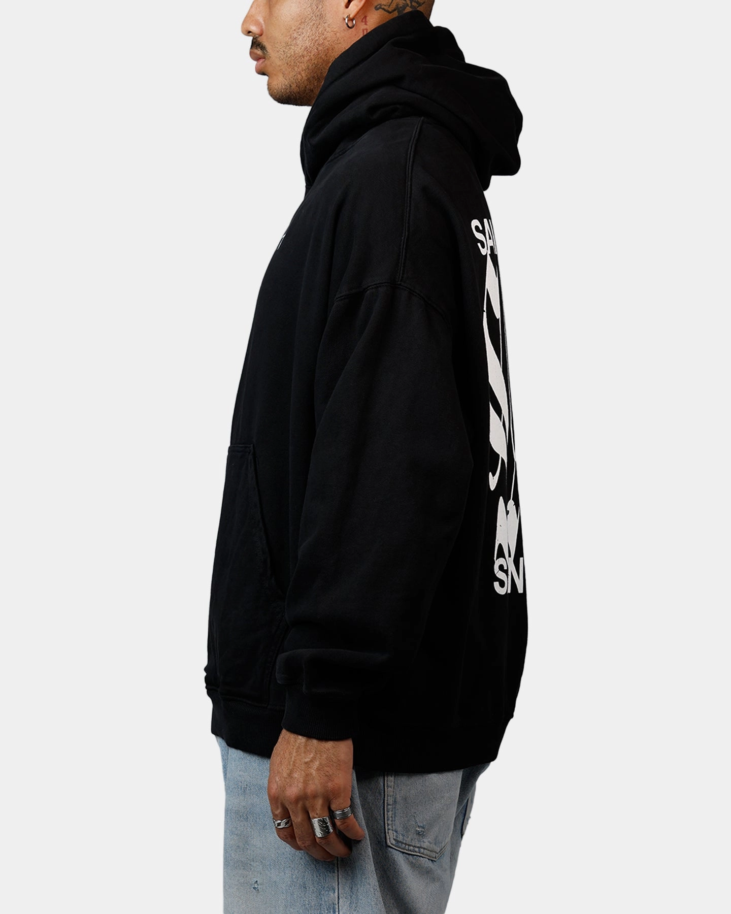 Trail Use Saint Morta Ye Old Boxy Hoodie Black
