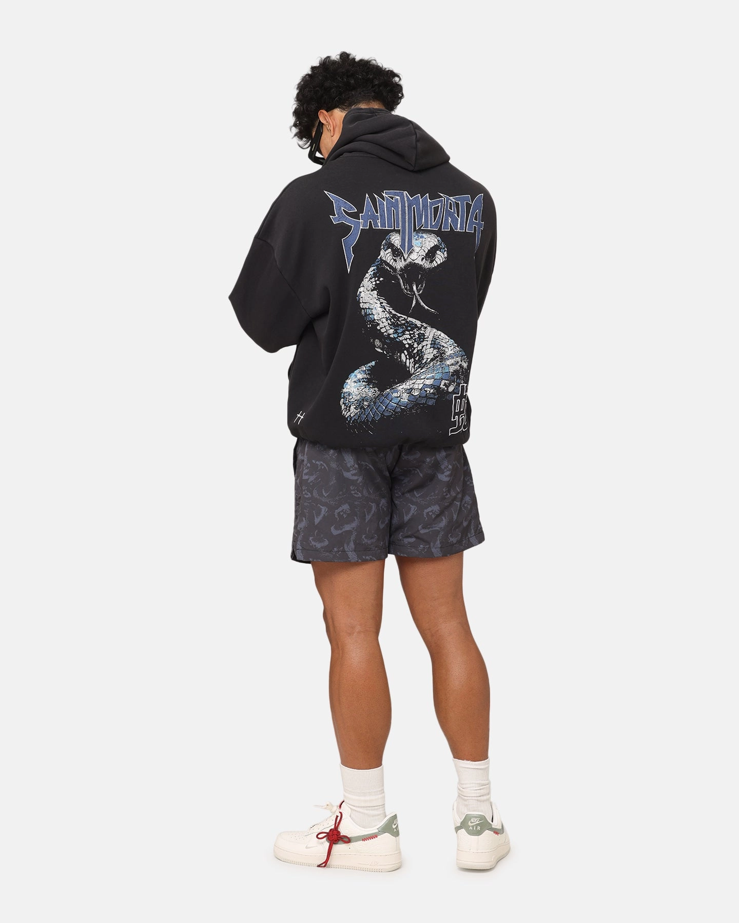 models Music Saint Morta Year Of The Snake Hoodie Vintage Black