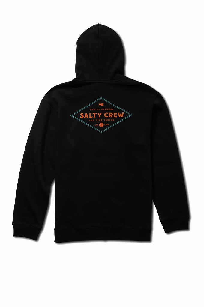 Salty Crew Double Diamond Zip Fleece Hoodie Lined holders Ultra Soft conventional weapons