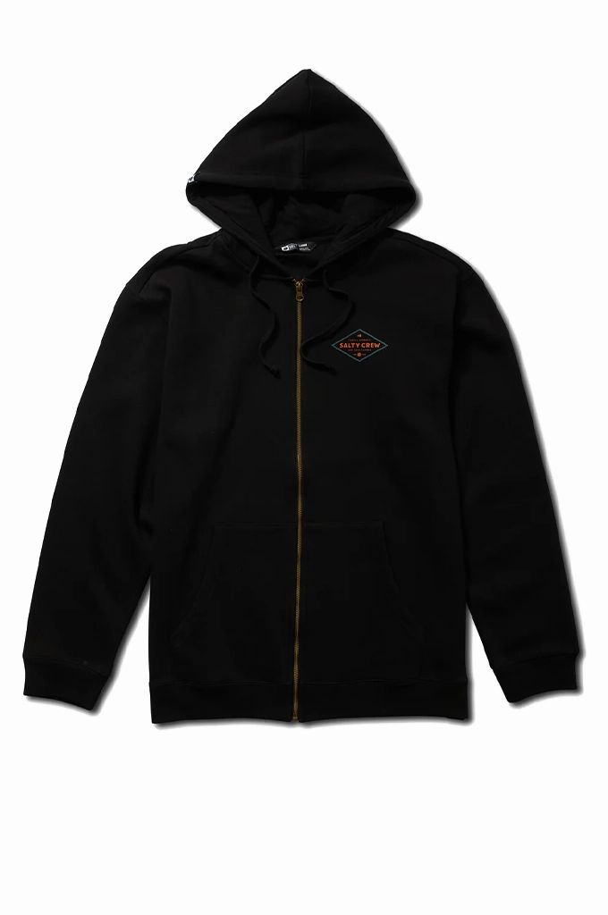 Sun Safe Air Freshness Salty Crew Double Diamond Zip Fleece Hoodie Lined holders