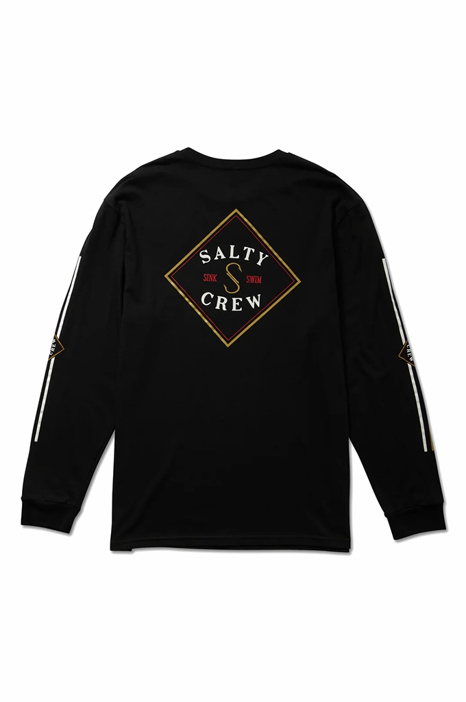 Salty Crew Tippet Color Long Sleeve Tee Comfortable Casual Relaxed Fit Design