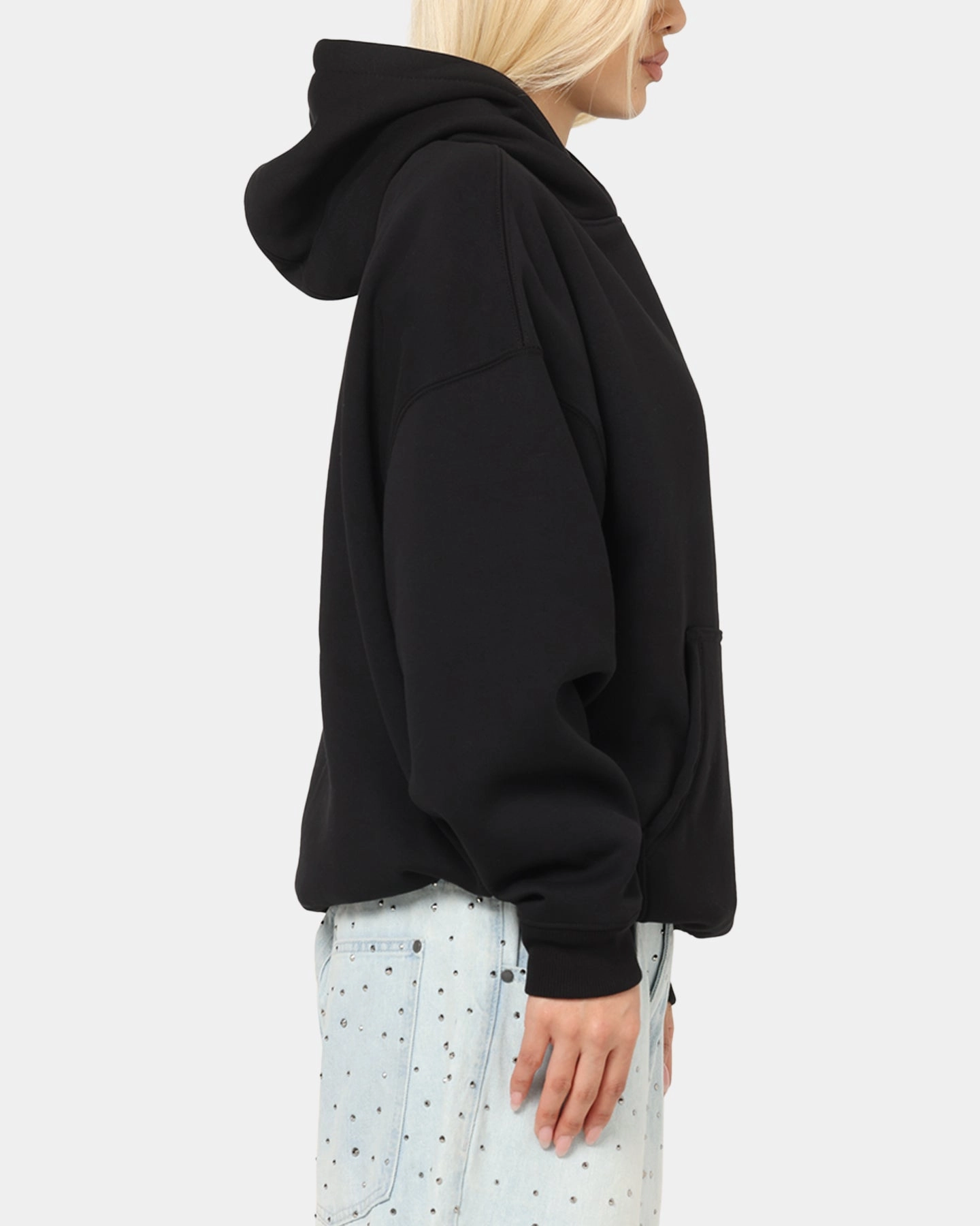 countryside Saint Morta Muerte Boxy Hoodie Black