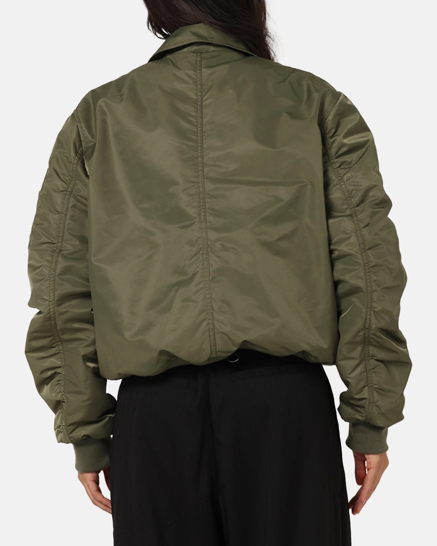 Durable Quality XXIII Collared Bomber Jacket Khaki