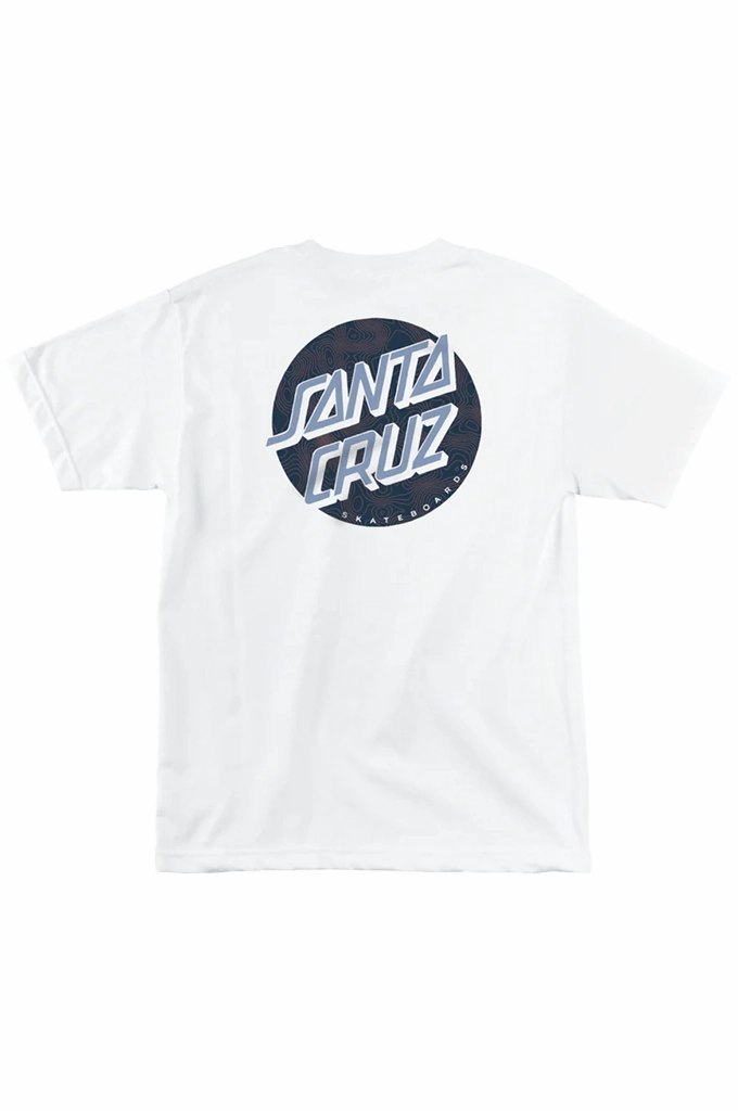 Practical Comfort Outdoor Style Trend Santa Cruz Absent Topo Dot SS Regular Fit Tee