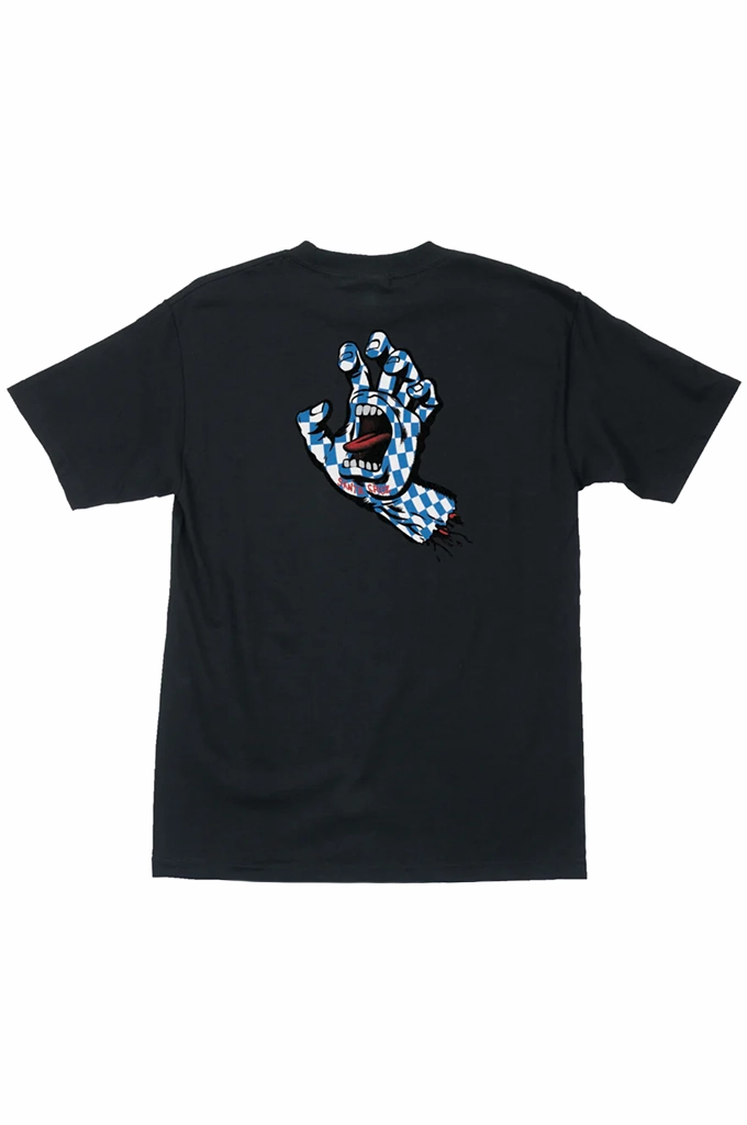 Reversible Design Concept Santa Cruz Arch Check Hand SS Regular Fit Tee