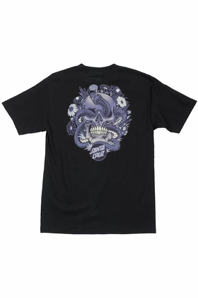 Sporty Style Wear Santa Cruz Botanic Skull Regular Fit Tee