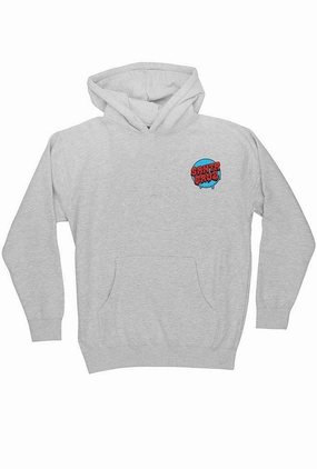 Compact Travel Friendly Fold Santa Cruz Screaming Hand Youth Pullover Hoodie